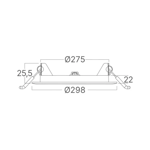 BRY-SMD-CRP-24W-RND-10INC-WHT-3000K-LED PANEL