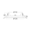 BRY-SMD-CRP-6W-RND-DIM-4INC-BLC-3IN1-LED PANEL LIG