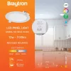 BRY-SMD-CRP-12W-RND-DIM-8INC-WHT-3IN1-LED PANEL LI