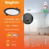 BRY-SMD-CRP-12W-RND-DIM-8INC-BLC-3IN1-LED PANEL LI
