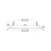 BRY-SMD-CRP-18W-RND-DIM-8INC-WHT-3IN1-LED PANEL LI