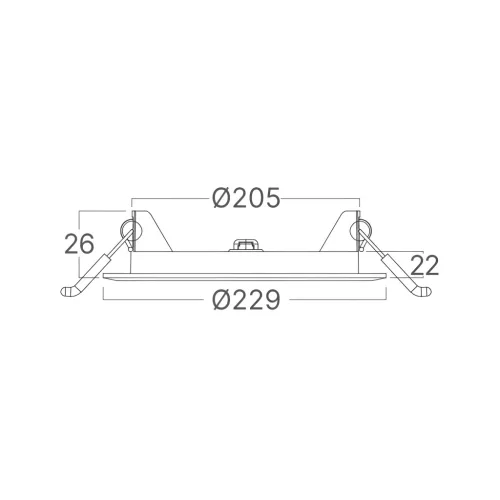 BRY-SMD-CRP-18W-RND-DIM-8INC-BLC-3IN1-LED PANEL LI