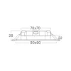 BRY-SMD-CSP-4W-SQR-DIM-3INC-BLC-3IN1-LED PANEL LIG