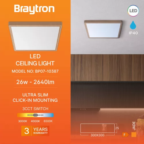 BRY-JADE-SLR-WDN-SQR-26W-3IN1-CEILING LIGHT