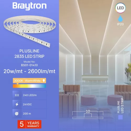 BRY-PLUSLINE-20W-240L-2835-3000K-24V-IP20-LED STRI