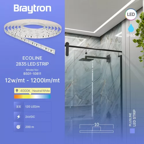 BRY-ECOLINE-12W-120L-2835-4000K-24V-IP65-LED STRIP