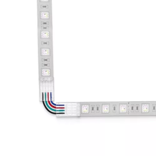 BRY-CON-5-RGB10mm-CORNER-LED STRIP CONNECTOR