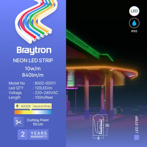 BRY-NEON-8x16-220V-4000K-NEON LED STRIP