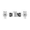 BRY-PG7-3LINE-BLC-IP67-CONNECTOR