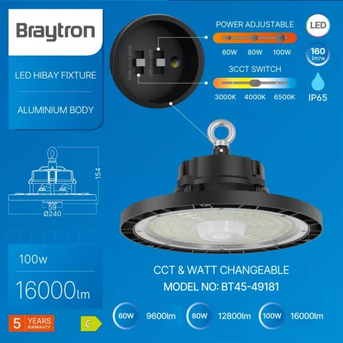 BRY-HIBAY-ESP-100W-BLC-3IN1-3WT-IP65-LED HIBAY