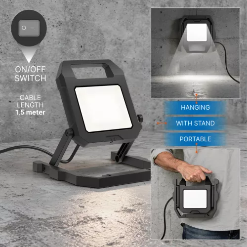 BRY-FLOOD-WL-BLC-50W-1.5MT CABLE-6500K-WORK LIGHT