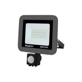 BRY-FLOOD-SC-30W-GRY-3000K-SNS-IP54-LED FLOODLIGHT