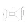 BRY-FLOOD-SF-20W-BLC-6500K-IP65-LED FLOODLIGHT