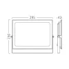 BRY-FLOOD-SF-150W-BLC-4000K-IP65-LED FLOODLIGHT