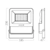 BRY-SOLAR PL-15W-3IN1-RMT-IP65-SOLAR FLOODLIGHT