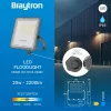 BRY-FLOOD-PF-20W-GRY-3IN1-IP65-LED FLOODLIGHT