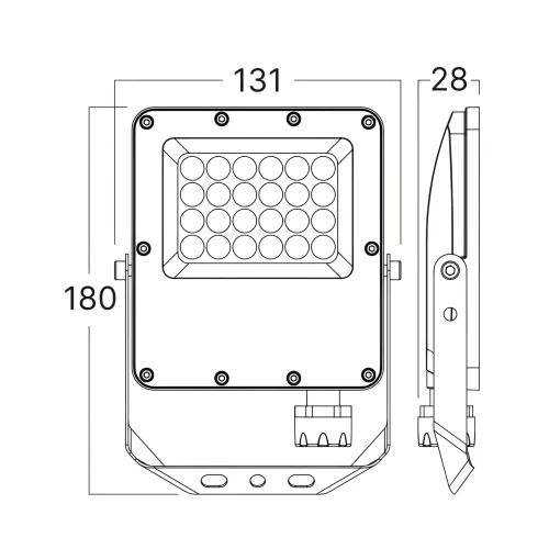 BRY-FLOOD-PF-20W-GRY-3IN1-IP65-LED FLOODLIGHT