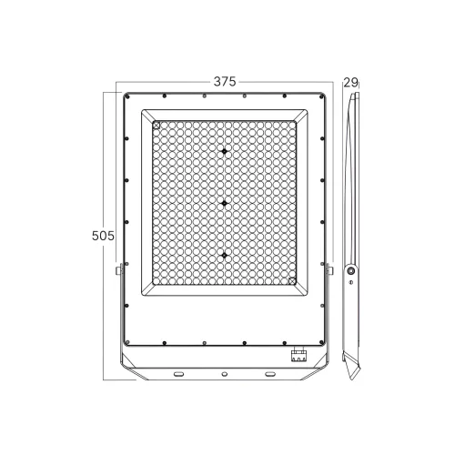 BRY-FLOOD-PF-300W-GRY-3IN1-IP65-LED FLOODLIGHT