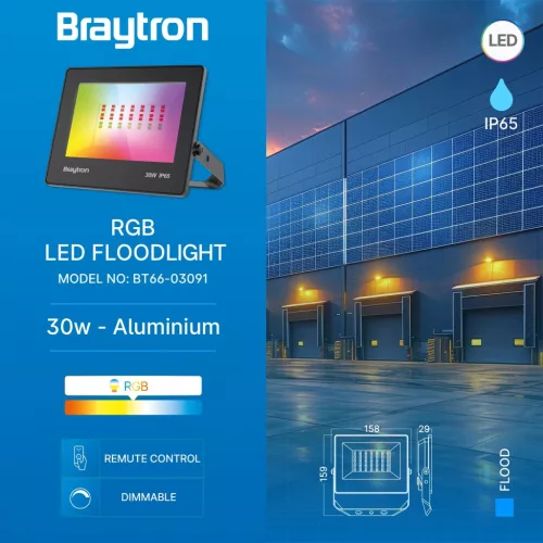 BRY-FLOOD-CF-30W-BLC-RGB-IP65-LED FLOODLIGHT