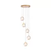 BRY-S001R-5H-5xG9-GLD-PENDANT LIGHT