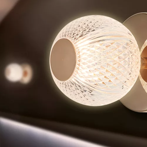 BRY-S001C-1H-1xG9-GLD-WALL LIGHT