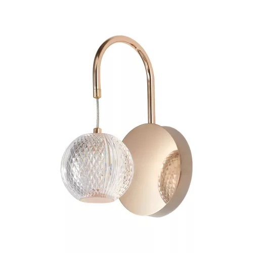 BRY-S001W-1H-1xG9-GLD-WALL LIGHT