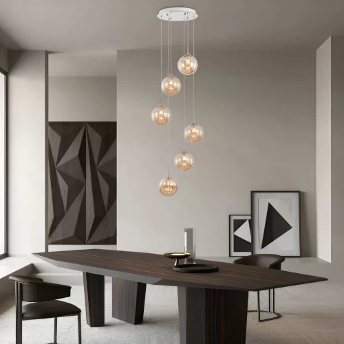BRY-S003R-6H-6xG9-AMB-PENDANT LIGHT