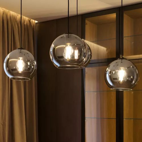 BRY-S005R-1H-1xE27-SMK-PENDANT LIGHT