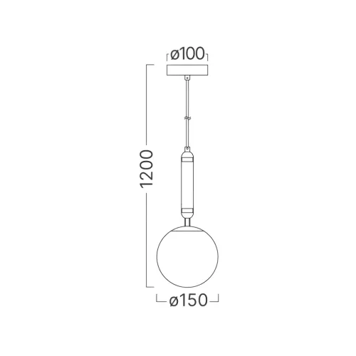 BRY-S006R-1H-1xG9-OPL-GLD-PENDANT LIGHT