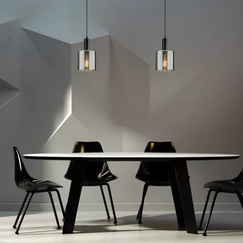 BRY-S007R-1H-1xE27-SMK-PENDANT LIGHT