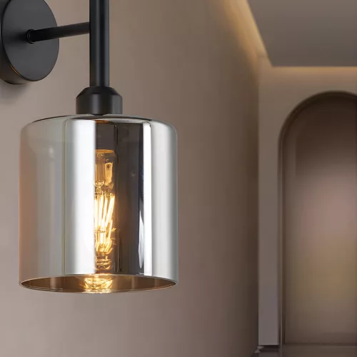BRY-S007W-1H-1xE27-SMK-WALL LIGHT