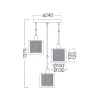 BRY-S008R-3H-3xE14-CPR-PENDANT LIGHT