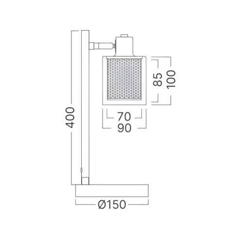 BRY-S008T-1H-1xE14-CPR-TABLE LAMP