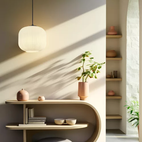BRY-S009R-1H-1xE27-OPL-BLC-PENDANT LIGHT