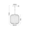 BRY-S009R-1H-1xE27-OPL-BLC-PENDANT LIGHT