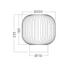 BRY-S009T-1H-1xE27-OPL-BLC-TABLE LAMP
