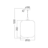 BRY-S011R-1H-1xE14-OPL-BLC-PENDANT LIGHT