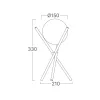 BRY-S013T-1H-1xG9-OPL-BLC-TABLE LAMP