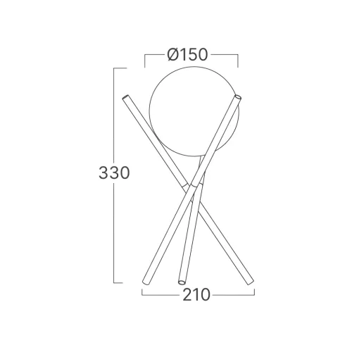 BRY-S013T-1H-1xG9-OPL-BLC-TABLE LAMP