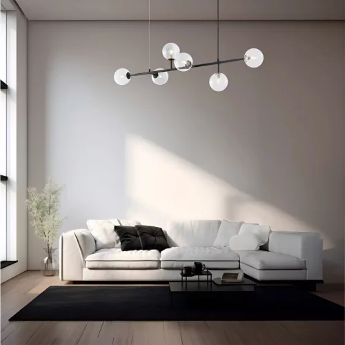 BRY-S011S-6H-6xG9-CLR-PENDANT LIGHT