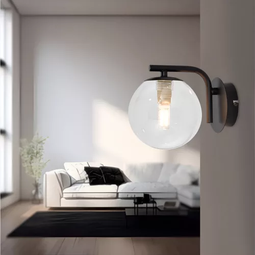 BRY-S011W-1H-1xG9-CLR-WALL LIGHT