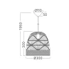 BRY-D003R-1H-1xE27-RTN-PENDANT LIGHT