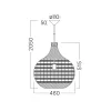 BRY-D003R-1H-1xE27-RTN-PENDANT LIGHT