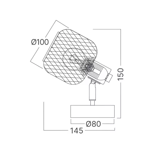 BRY-W001C-1H-1xE14-WDN-WALL LIGHT