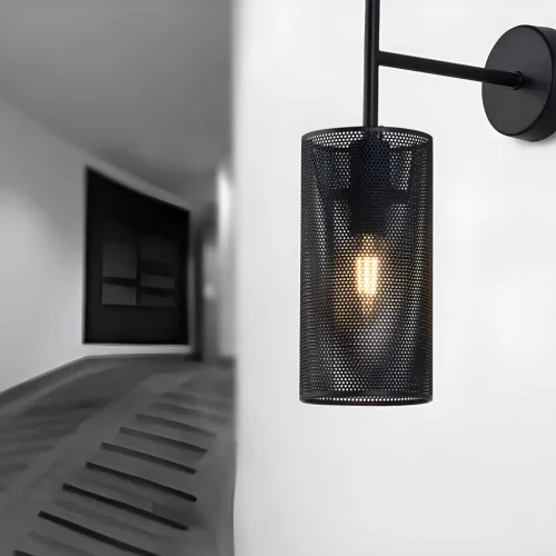 BRY-W002W-1H-1xE14-BLC-WALL LIGHT