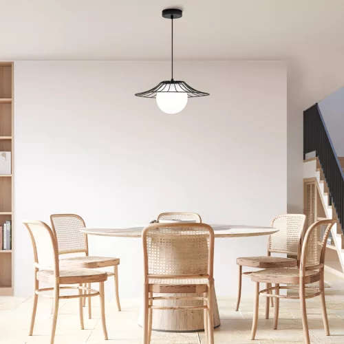 BRY-W004R-1H-1xE27-BLC-PENDANT LIGHT