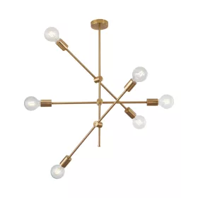 BRY-G004C-6H-6xE27-GLD-PENDANT LIGHT