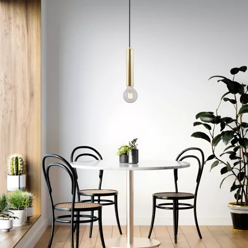 BRY-G005R-1H-1xE27-GLD-PENDANT LIGHT