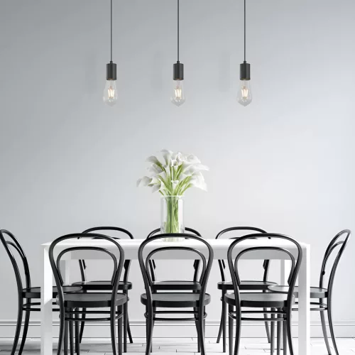 BRY-G006S-3H-3xE27-BLC-PENDANT LIGHT