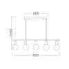 BRY-G006S-5H-5xE27-BLC-PENDANT LIGHT